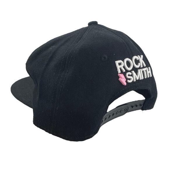 Rock Smith Black New Money Embroidered Multicolor Snapback Cap Hat One Size - Picture 2 of 5